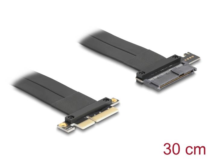 Delock Riser Karte PCI Express 3.0 x4 Stecker zu U.2 SFF-8639 SSD Slot mit