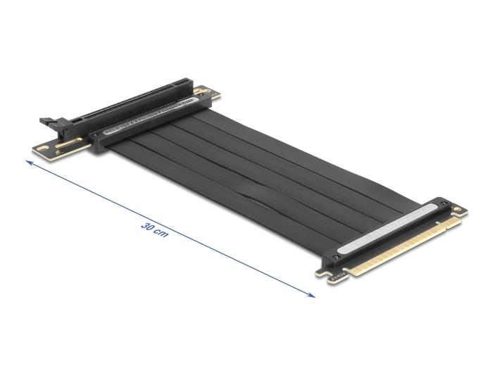 Delock Riserkarte PCI Express 4.0 x16 Stecker zu x16 Slot 90 gewinkelt