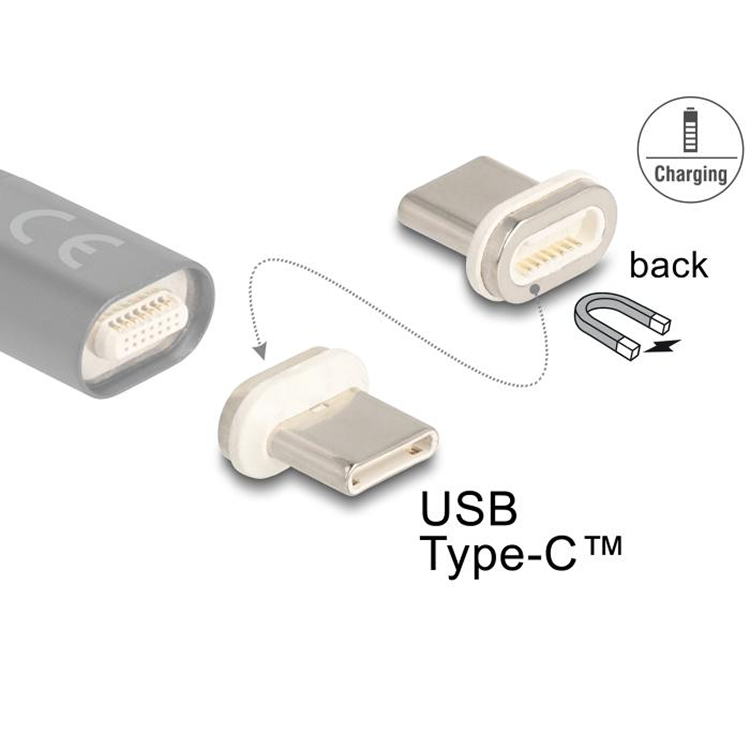 Magnetischer USB C Ersatzadapter