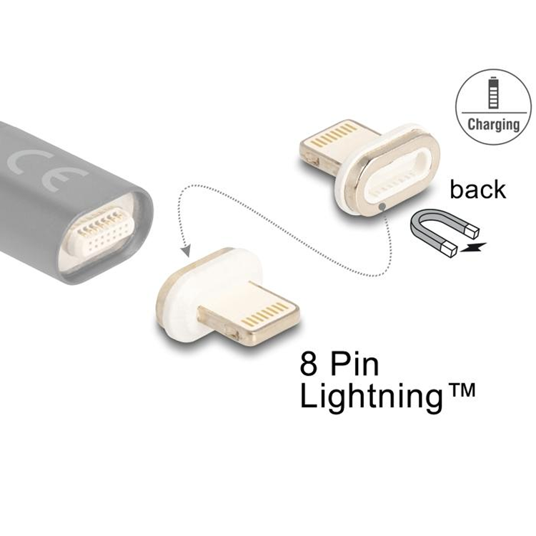 Magnetischer 8-Pin Lightning Ersatzadapter