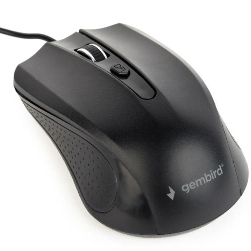 4-Tasten-optische Maus, USB, schwarz - Gembird
