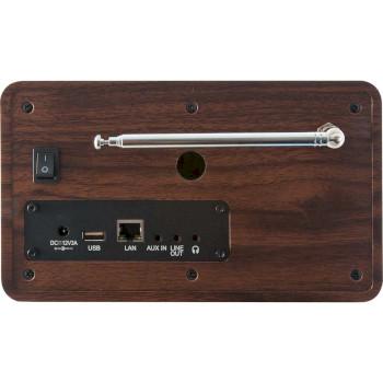 DABMAN i150 Kompaktes Hybridradio DAB+ / FM / Internet Holzoptik - Imperial