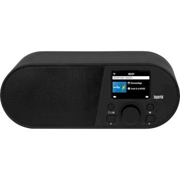 I105 Wi-Fi Internetradio mit 2,4 Zoll Farbdisplay, schwarz - Imperial