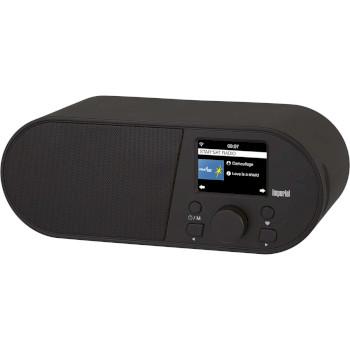 I105 Wi-Fi Internetradio mit 2,4 Zoll Farbdisplay, schwarz - Imperial
