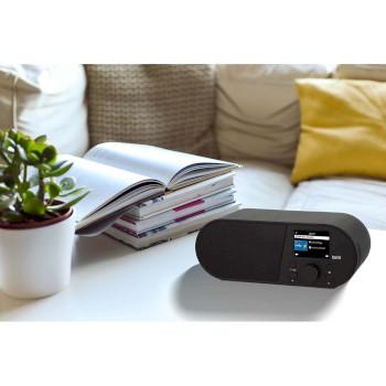 I105 Wi-Fi Internetradio mit 2,4 Zoll Farbdisplay, schwarz - Imperial