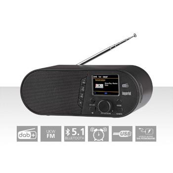 DABMAN d105 Kompaktes DAB+ /FM / Bluetooth-Radio Schwarz - Imperial