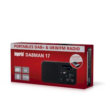 DABMAN 17 tragbares DAB+/FM-Radio mit Bluetooth schwarz - Imperial