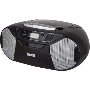PBB 1 Kompakte tragbare Boombox mit CD-Player, Kassettendeck und UKW-Radio - Imperial
