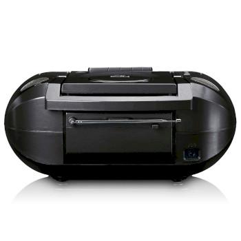 Tragbare DAB+ und FM-Radio mit CD-Kassette und Bluetooth Schwarz - Lenco