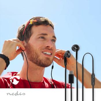 Kabelgebundenes Headset USB-C™ Kabellänge: 1,20 m Integrierte - Nedis