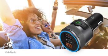 FM-Audiotransmitter für Auto Fest Freisprechen 1  - Nedis