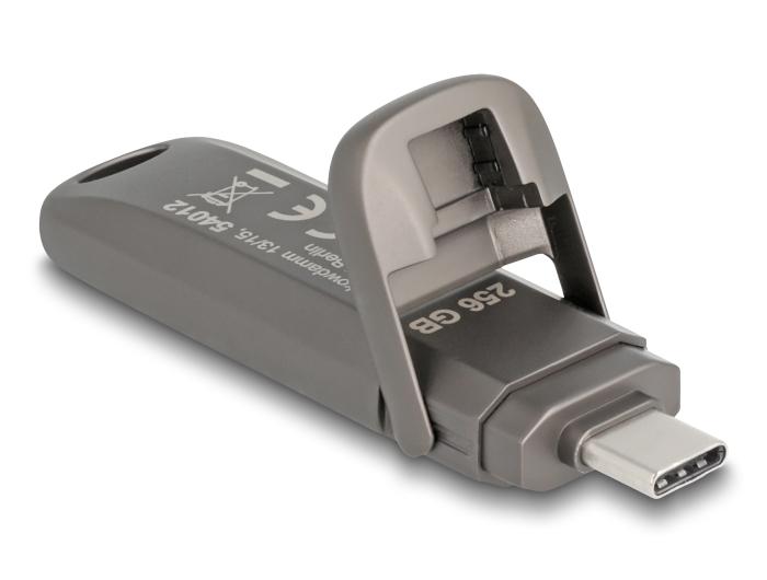 Delock USB 20 Gbps USB-C™ Speicherstick 256 GB, Lesegeschwindigkeit 1980