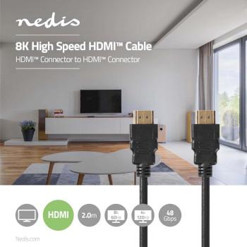 Ultra High Speed HDMI™-Kabel HDMI™-Stecker HDMI™ - Nedis