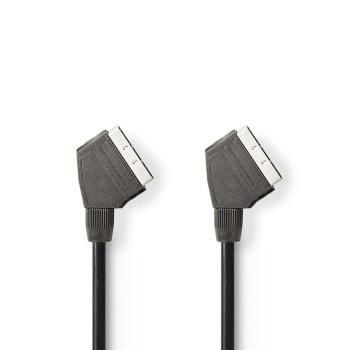 Scart kabel Deze SCART kabel is geschikt om apparatuur zoals een DVD-speler met uw TV te verbinden. Aansluiting 1: Scart male Aansluiting 2: Scart male Kleur: Zwart Lengte: 1.5 meter - Nedis