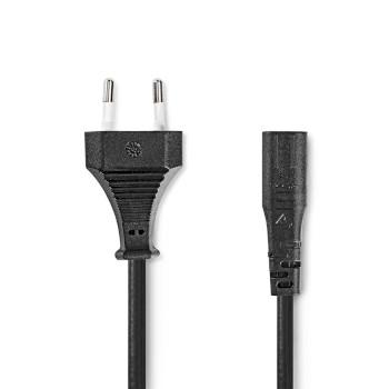 Stromkabel Euro Male IEC-320-C1 Gerade Gerade Vernickelt 2,00 m - Nedis