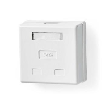 Netzwerk-Wanddose Aufputz 2 Port(s) UTP CAT6 Gerade Female Gold - Nedis