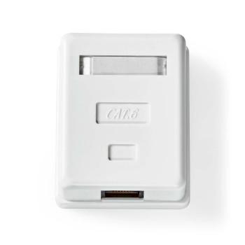 Netzwerk-Wanddose Aufputz 1 Port(s) UTP CAT6 Gerade Female Gold - Nedis