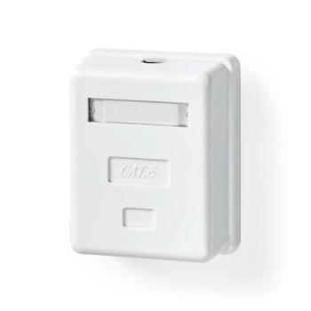 Netzwerk-Wanddose Aufputz 1 Port(s) UTP CAT6 Gerade Female Gold - Nedis