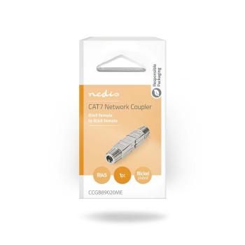 Netzwerkverbindung CAT7 Geschirmt RJ45 Female RJ45 Female Gerade - Nedis