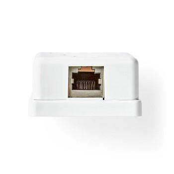 Netzwerk-Wanddose Aufputz 1 Port(s) STP CAT6 Gerade Female Gold - Nedis