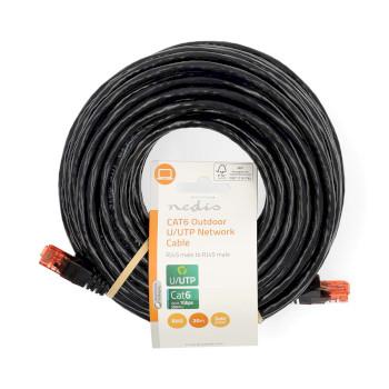 CAT6 Netzwerkkabel RJ45 Male RJ45 Male U/UTP 20,0 m Außenbereich - Nedis