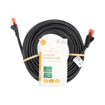 CAT6 Netzwerkkabel RJ45 Stecker RJ45 Stecker U/UTP 10,0 m Rund PVC - Nedis
