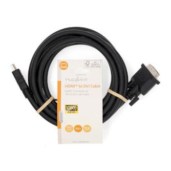 HDMI™ Kabel HDMI™ Connector DVI-D 24+1-Pin Stecker 1080p - Nedis