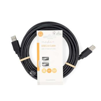 USB-Kabel USB 2.0 USB-A Stecker USB-A Stecker 480 Mbps Vernickelt - Nedis
