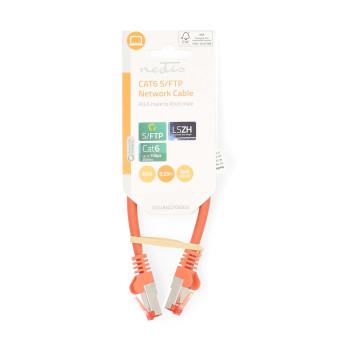 CAT6 Netzwerkkabel RJ45 Male RJ45 Male S/FTP 0,25 m Rund LSZH - Nedis