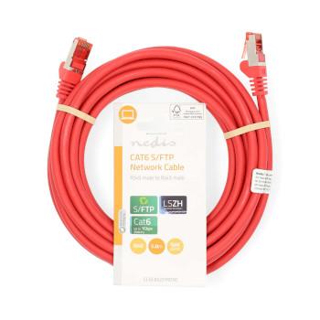 CAT6 Netzwerkkabel RJ45 Male RJ45 Male S/FTP 5,00 m Rund LSZH - Nedis