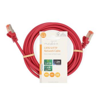 CAT6 Netzwerkkabel RJ45 Male RJ45 Male S/FTP 3,00 m Rund LSZH - Nedis
