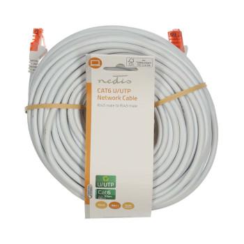 CAT6 Netzwerkkabel RJ45 Stecker RJ45 Stecker U/UTP 30,0 m Rund PVC - Nedis