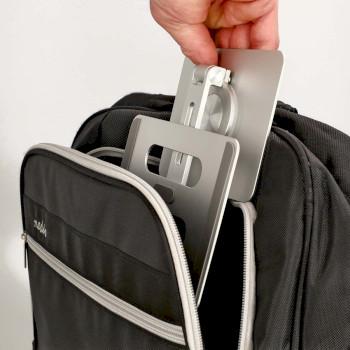Tabletständer Ständer Dreh- und schwenkbar Silber - Nedis