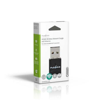Netzwerk-Dongle Wi-Fi AC600 2,4/5 GHz (Dual Band) USB2.0 - Nedis