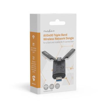 Netzwerk-Dongle Wi-Fi AX5400 2,4/5/6 GHz (Triple Band) USB3.0 - Nedis