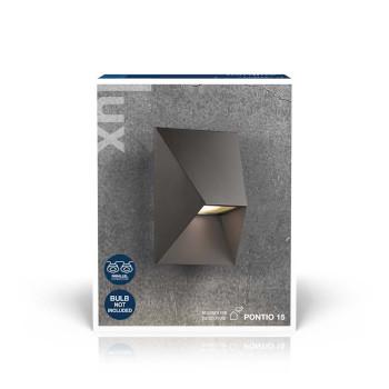 Pontio 15 Wandleuchte Schwarz - Nordlux