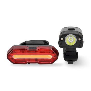 Fahrradlampe Batteriebetrieben 5 V DC 3 W Inkl. Batterie(n) - Nedis