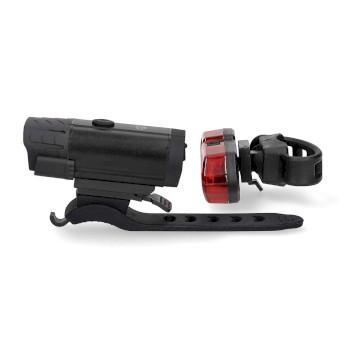 Fahrradlampe Batteriebetrieben 5 V DC 3 W Inkl. Batterie(n) - Nedis