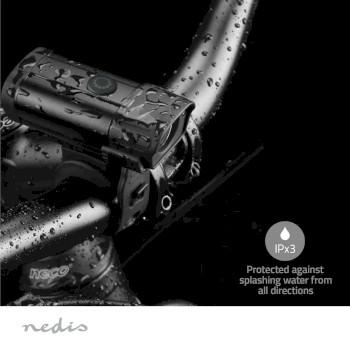 Fahrradlampe Batteriebetrieben 5 V DC 3 W Inkl. Batterie(n) - Nedis