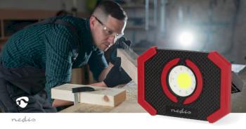 Arbeitsleuchte 10 W Batteriebetrieben 5 V DC N/A Wiederaufladbar Leuchtdauer: - Nedis