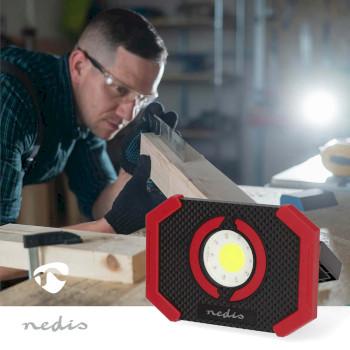 Arbeitsleuchte 10 W Batteriebetrieben 5 V DC N/A Wiederaufladbar Leuchtdauer: - Nedis