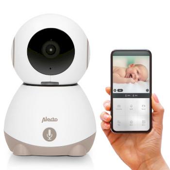 WiFi-Babyphone mit Kamera Weiß/Taupe - Alecto