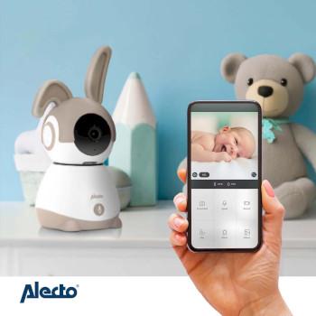 WiFi-Babyphone mit Kamera Weiß/Taupe - Alecto