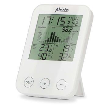 Wetterstation mit drahtlosem Sensor Schwarz / Grau - Alecto