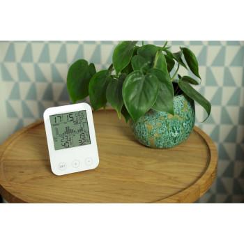 Wetterstation mit drahtlosem Sensor Schwarz / Grau - Alecto
