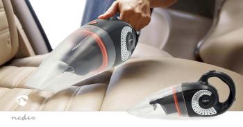 Handstaubsauger 90 W Akkubetrieben Trocken / Nass Li-Ion Grau / Orange - Nedis