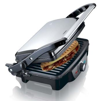 Panini-/Tischgrill 1600W Schwarz/Edelstahlgehäuse - MELISSA