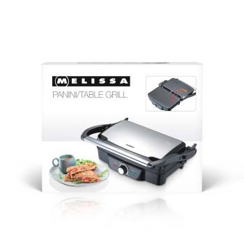 Panini-/Tischgrill 1600W Schwarz/Edelstahlgehäuse - MELISSA