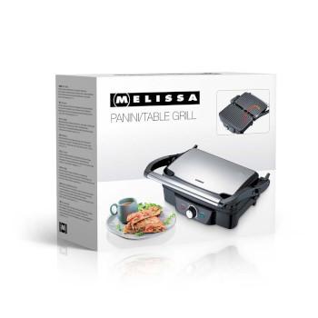 Panini-/Tischgrill 1600W Schwarz/Edelstahlgehäuse - MELISSA