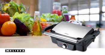 Panini-/Tischgrill 1600W Schwarz/Edelstahlgehäuse - MELISSA